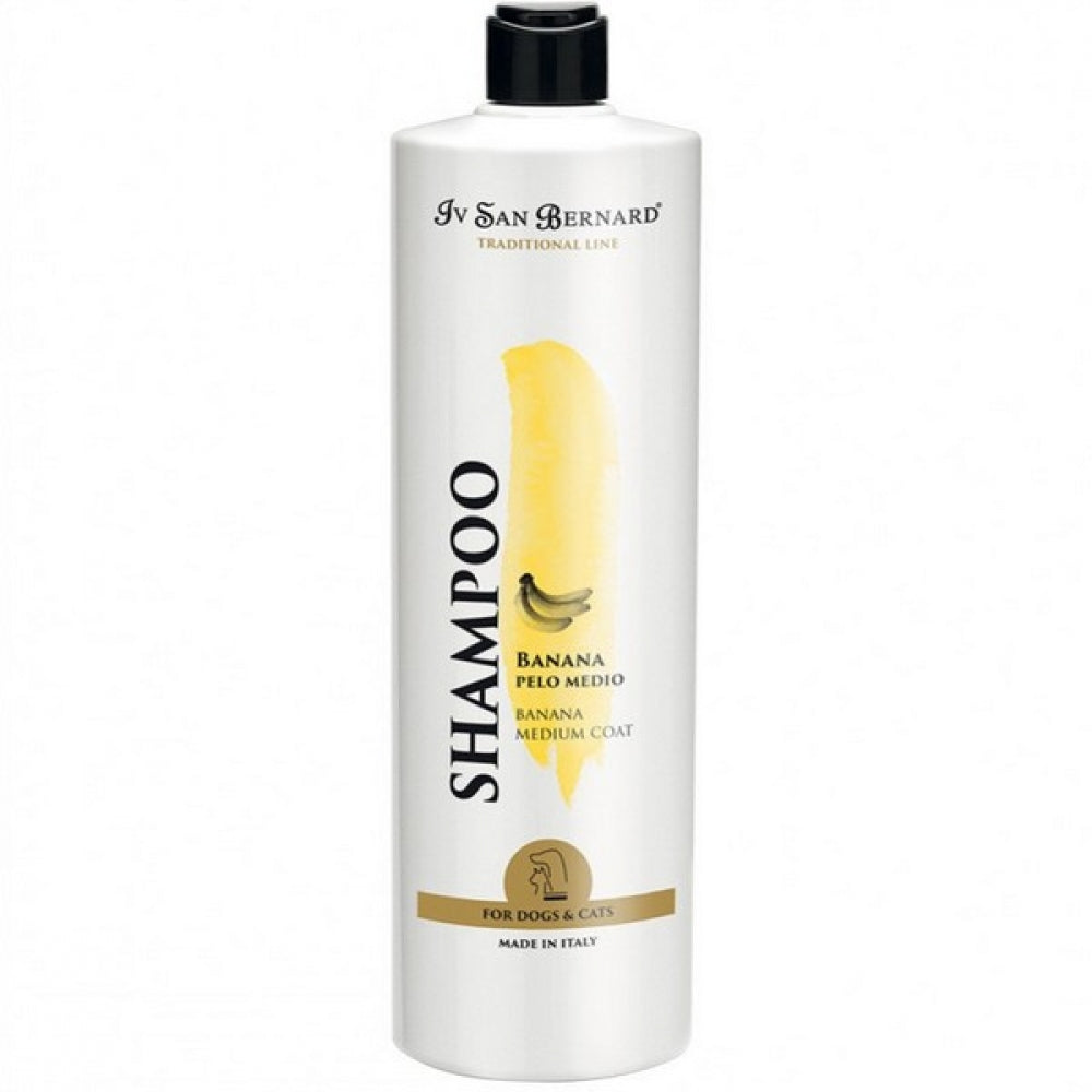 Iv San Bernard Banana – weichmachendes Shampoo für mittellanges Fell, 500 ml