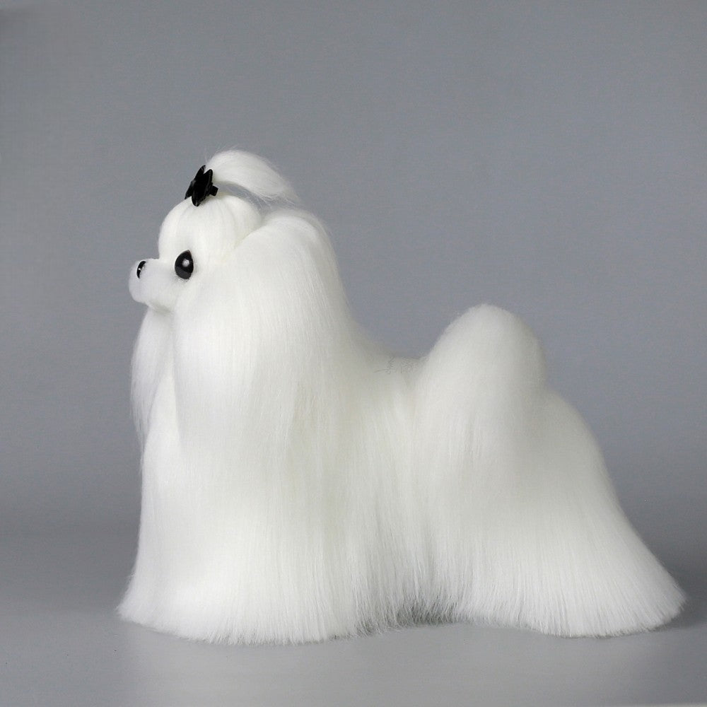 Malteser Ganzkörperfell, Weiß (Maltese full body hair)