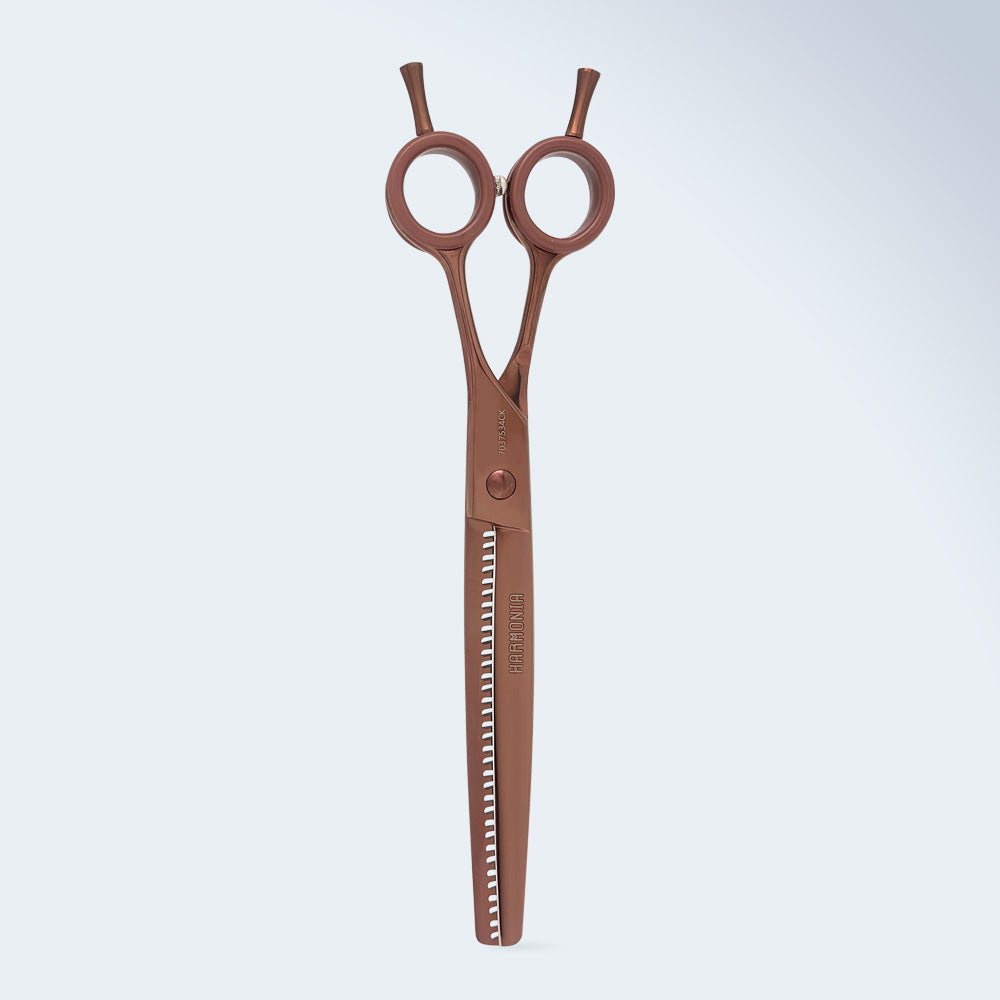 Gebogene Chunker-Schere für die Hundepflege Groom Soul Harmonia, 7,5 Zoll