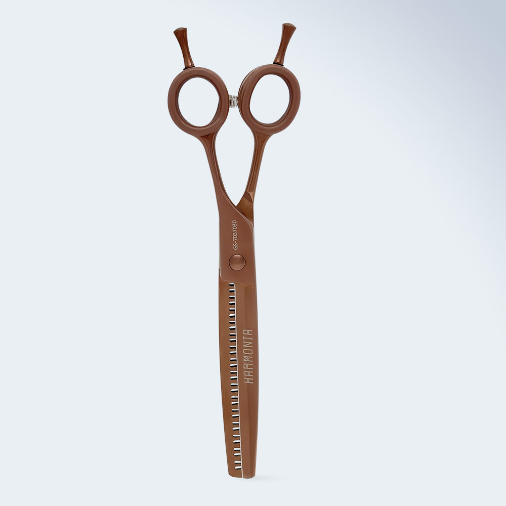 Gebogene Chunker-Schere für die Hundepflege Groom Soul Harmonia, 7 Zoll