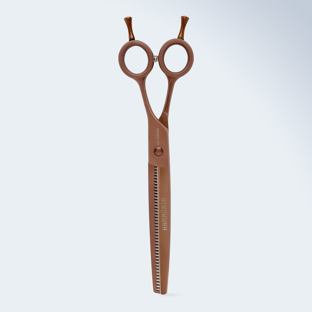 Groom Soul Harmonia Curved Chunking Shears for Dog Grooming, 7.5 inches