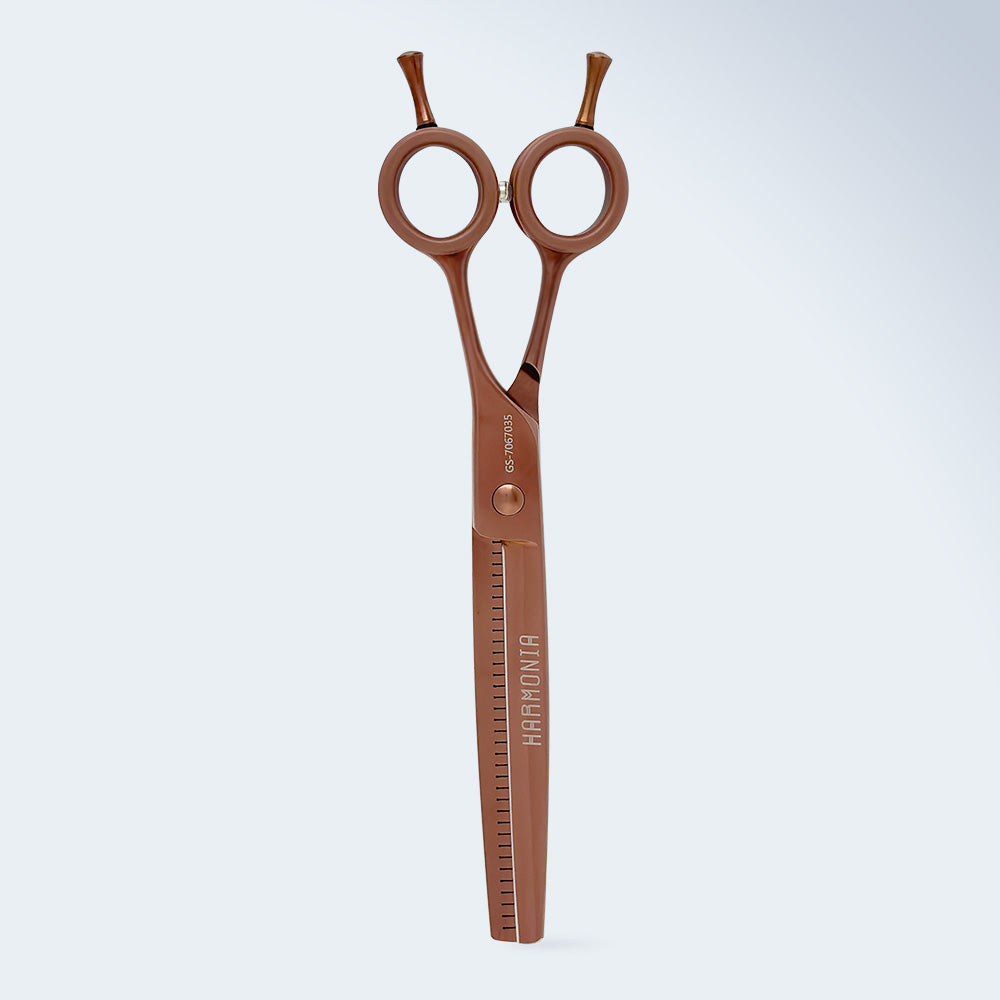 Groom Soul Harmonia curved grooming shears for dogs, 7 inches