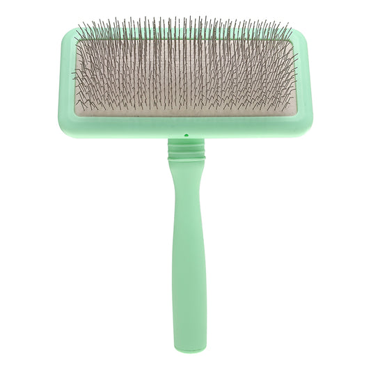Zupfbürste für Tiere mit mittellangen Zinken Groom Soul Mint 27