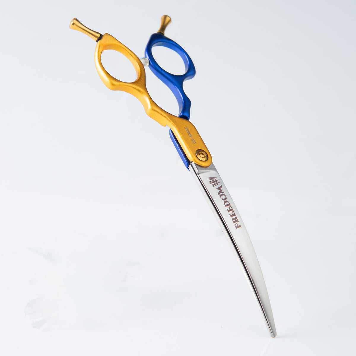 Groom Soul Freedom curved grooming scissors for dogs, 6.5 inches