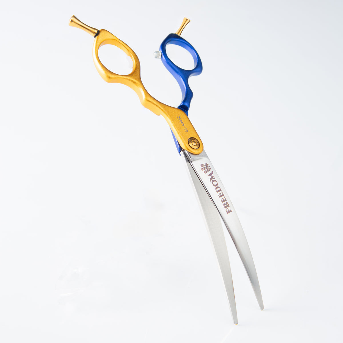 Groom Soul Freedom curved grooming scissors for dogs, 6.5 inches