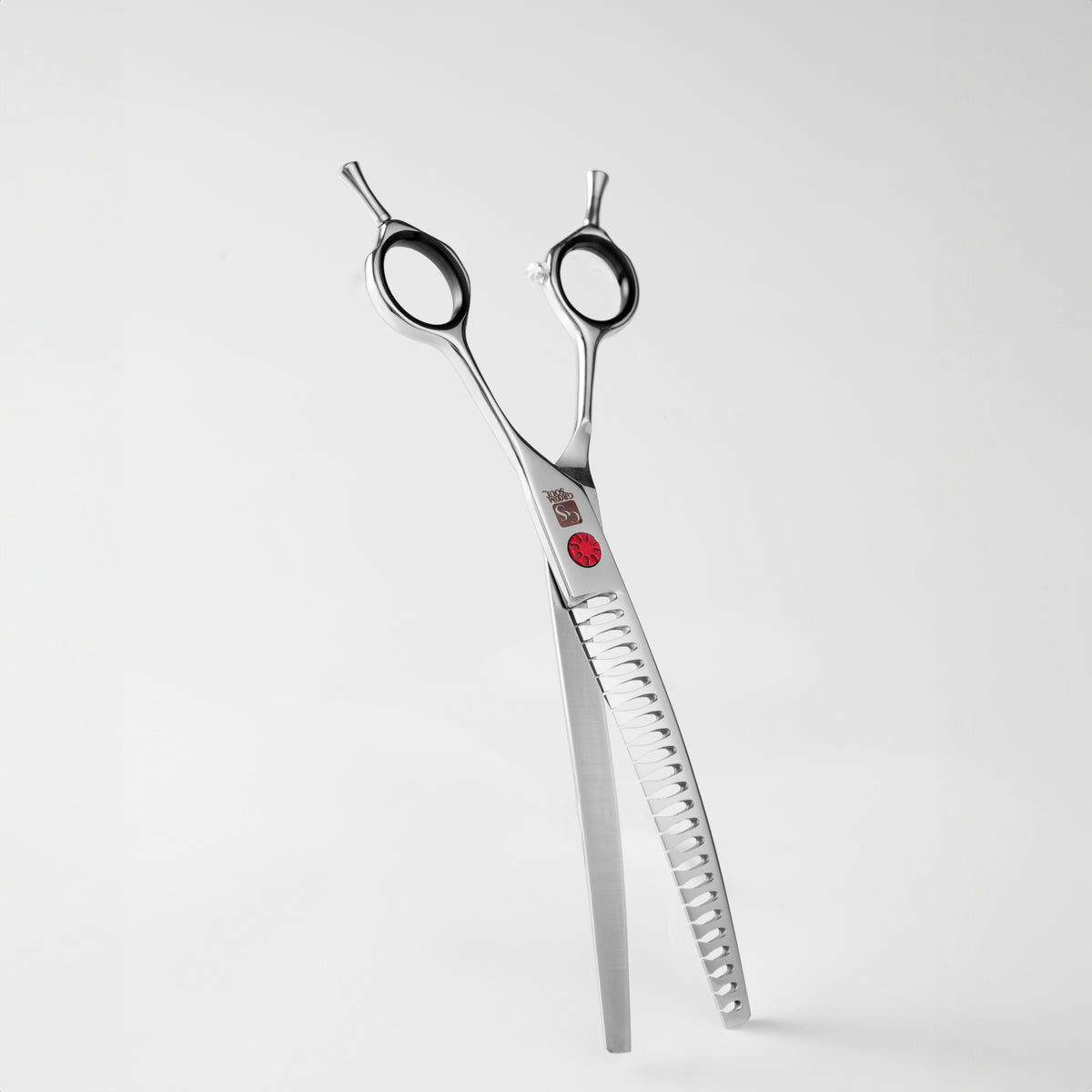 Curved finishing shears for dog grooming Groom Soul Elements Fire, 7.5 inches