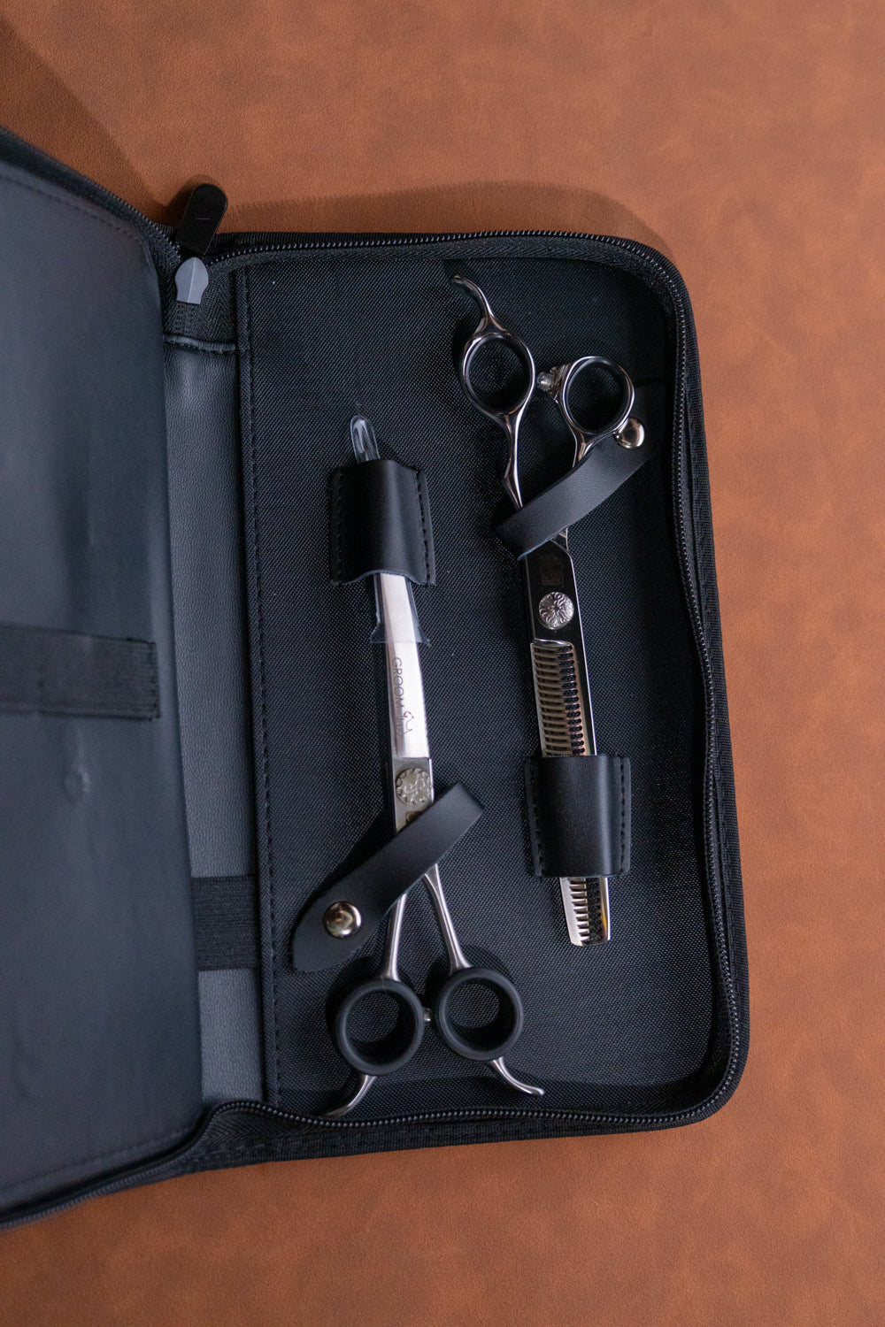 Groom Soul Basic Jazz – Professionelles Grooming-Scheren-Set, 4-teilig