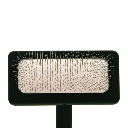 Kleine Zupfbürste für Tiere mit mittellangen Zinken Groom Soul Natural Series Soft Pins Black