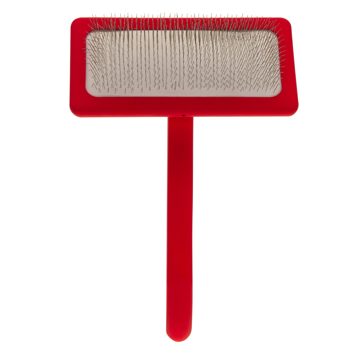 Zupfbürste für Tiere mit mittellangen Zinken Groom Soul Natural Series Soft Pins Red