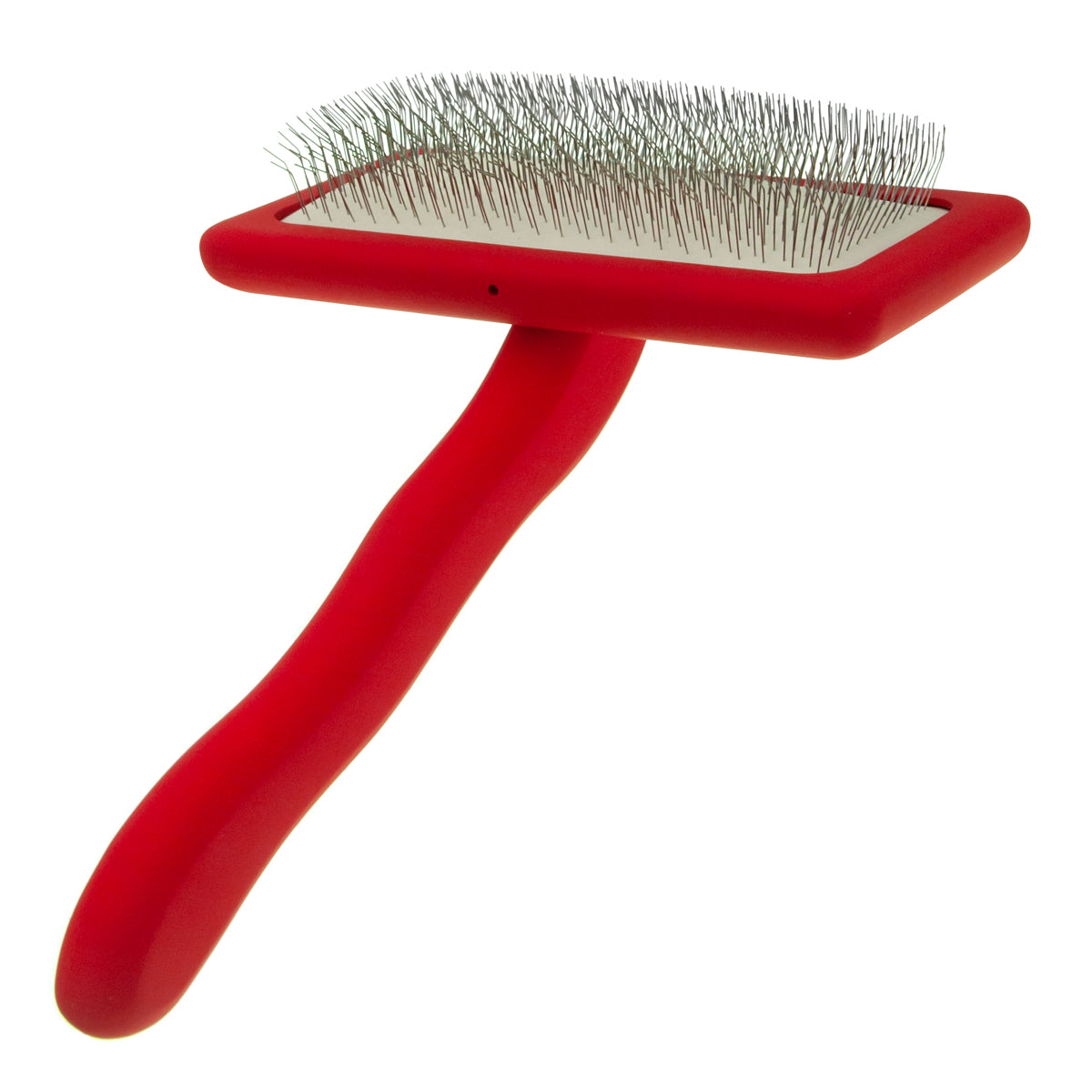 Zupfbürste für Tiere mit mittellangen Zinken Groom Soul Natural Series Soft Pins Red