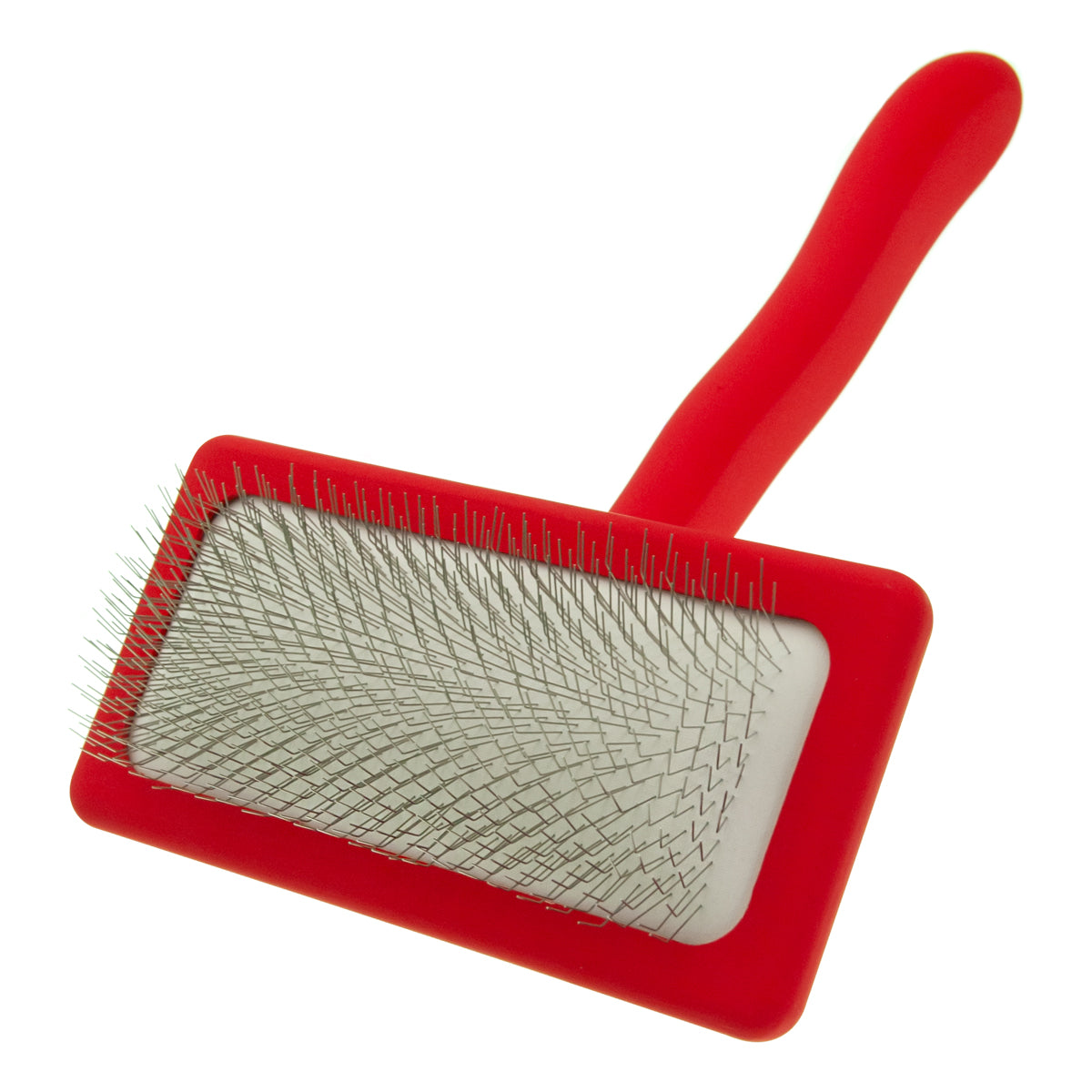 Zupfbürste für Tiere mit mittellangen Zinken Groom Soul Natural Series Soft Pins Red