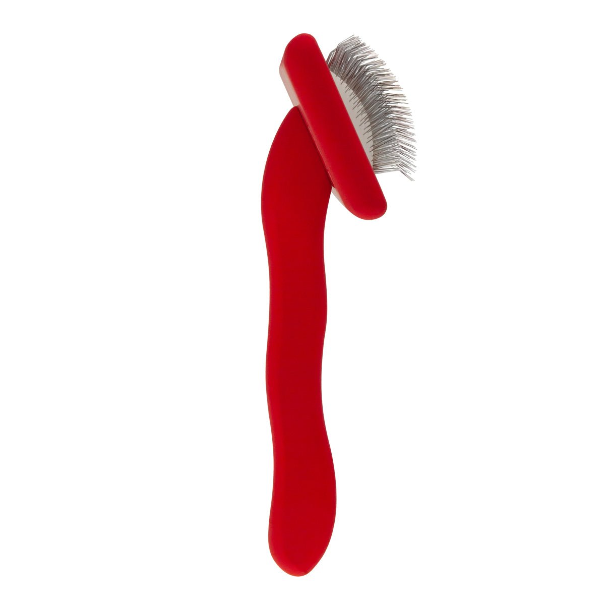 Zupfbürste für Tiere mit mittellangen Zinken Groom Soul Natural Series Soft Pins Red