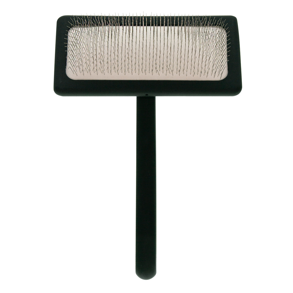 Щетка-пуходерка для животных со средними зубцами Groom Soul Natural Series Soft Pins Black