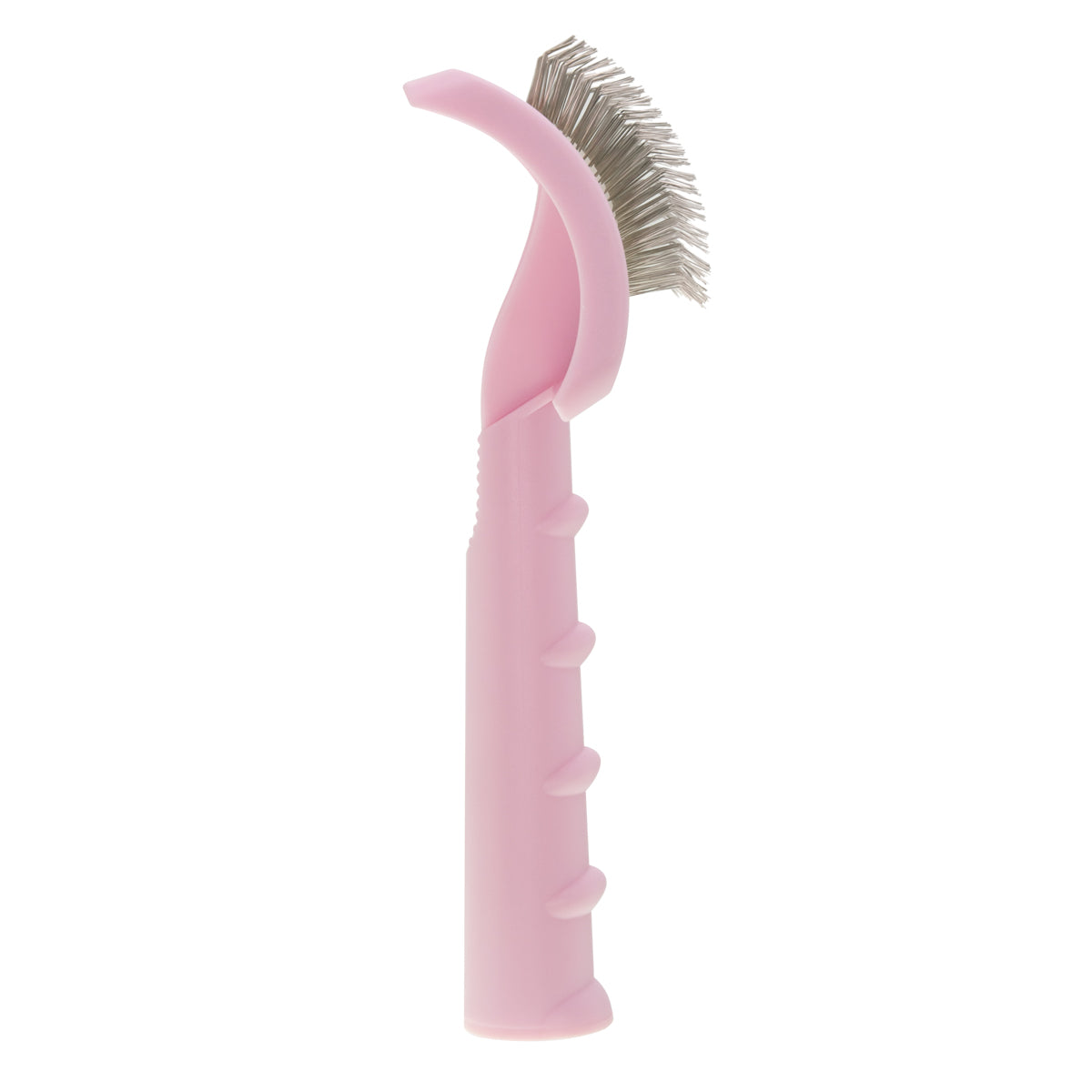 Slicker brush for animals with soft, long pins Groom Soul Pro Series Soft Long Pins Pink