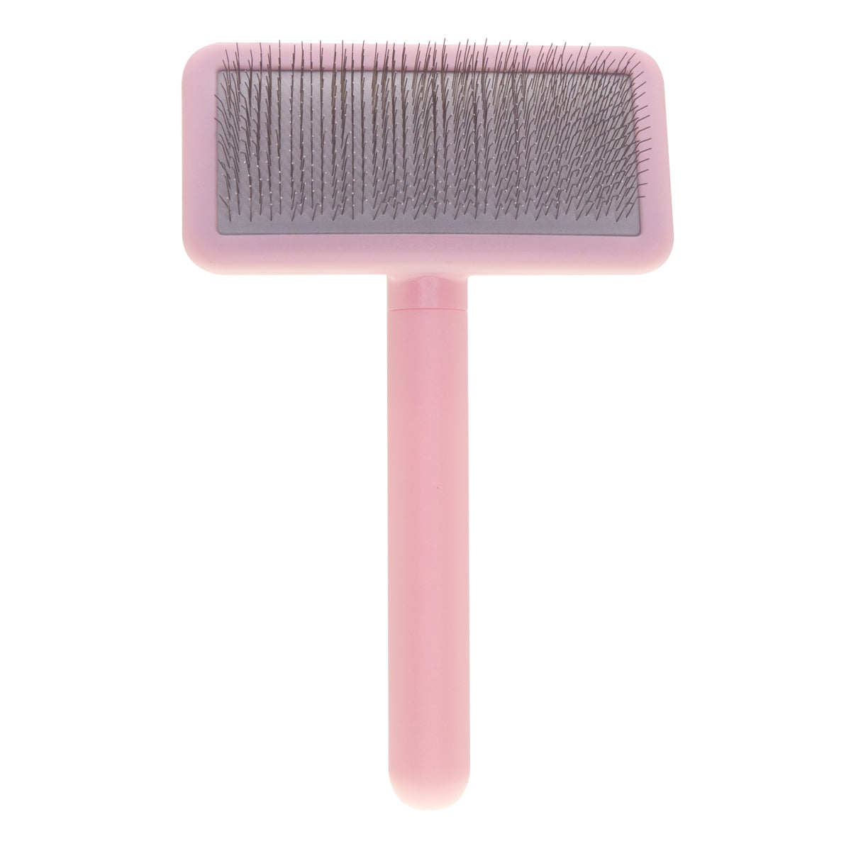 Kleine Zupfbürste für Tiere mit mittellangen Zinken Groom Soul Basic Series Soft Pins Pink