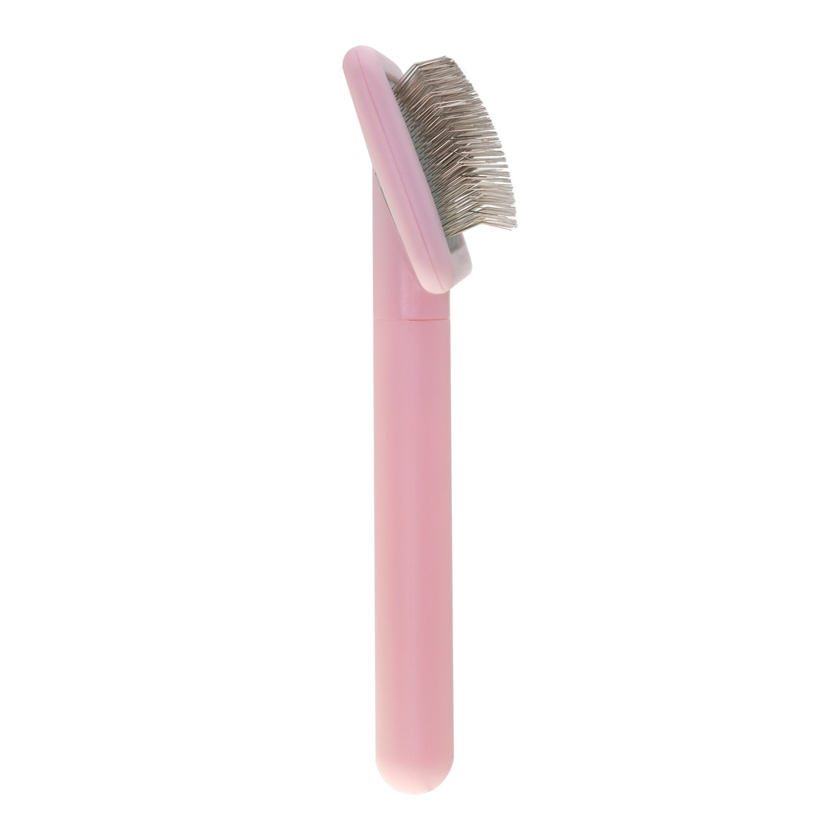 Kleine Zupfbürste für Tiere mit mittellangen Zinken Groom Soul Basic Series Soft Pins Pink