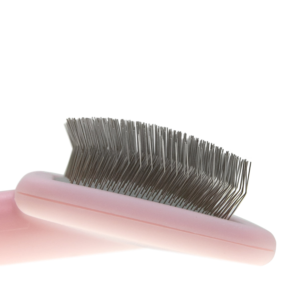 Kleine Zupfbürste für Tiere mit mittellangen Zinken Groom Soul Basic Series Soft Pins Pink