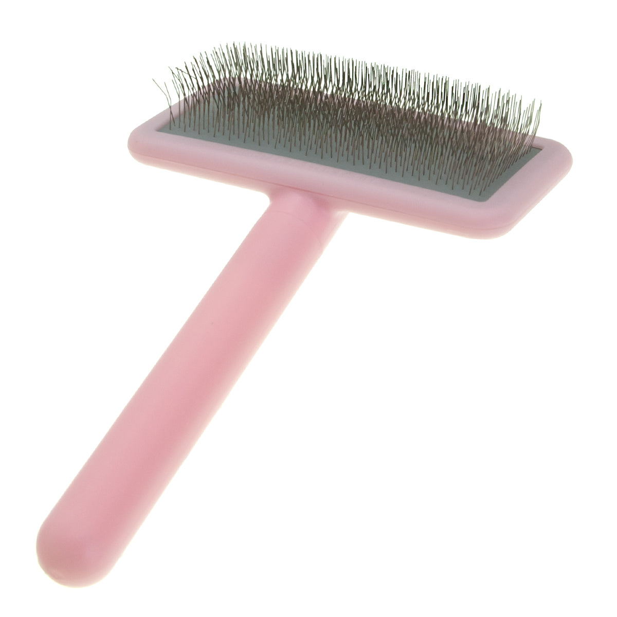 Kleine Zupfbürste für Tiere mit mittellangen Zinken Groom Soul Basic Series Soft Pins Pink