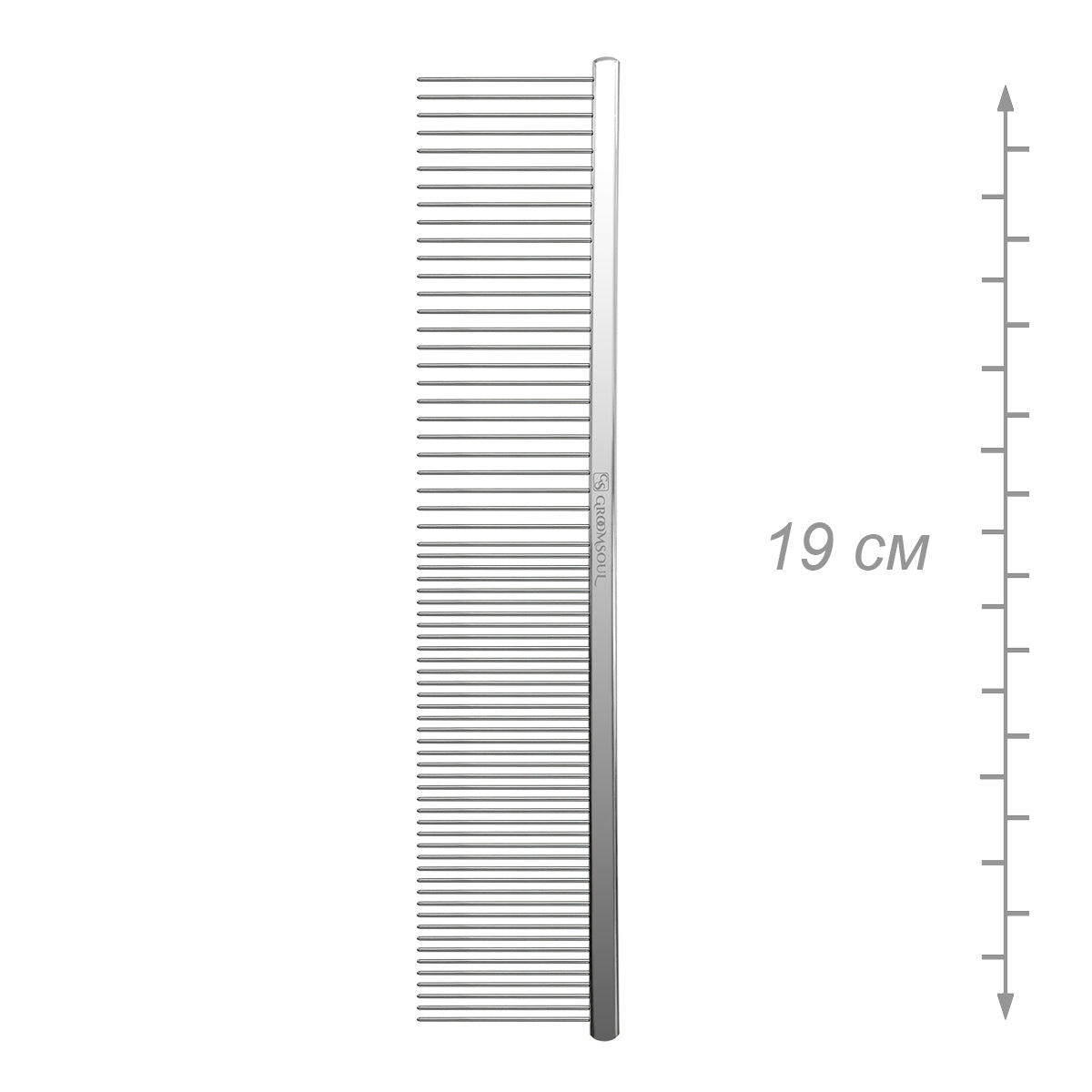 Groom Soul Basic Series metal comb for animals, 19 cm