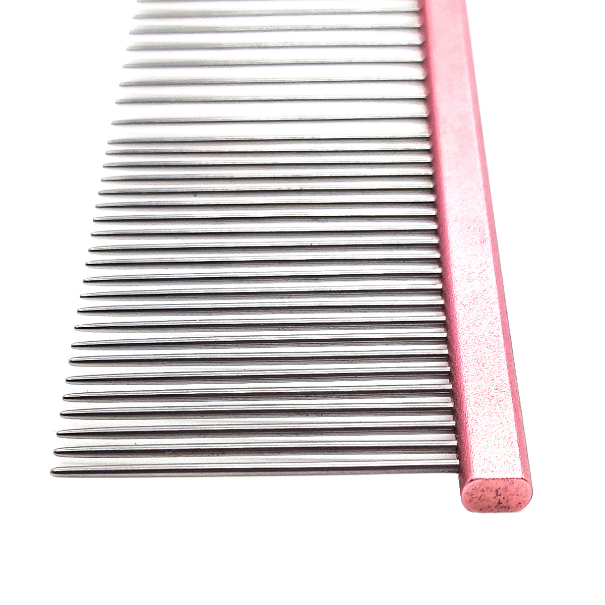 Groom Soul Pink Series metal comb for animals, 24.5 cm