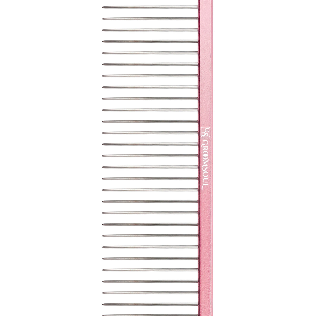 Groom Soul Pink Series metal comb for animals, 24.5 cm