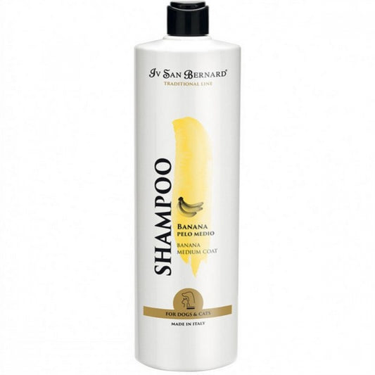 Iv San Bernard Banana – weichmachendes Shampoo für mittellanges Fell, 500 ml