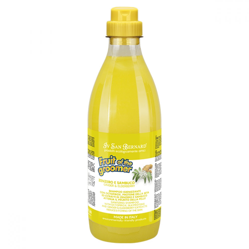Iv San Bernard Ginger & Elderberry – очищувальний шампунь проти лупи та свербежу, 500 мл
