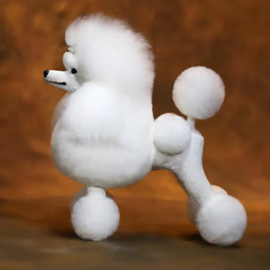 Ram full-body fur, extra long, white