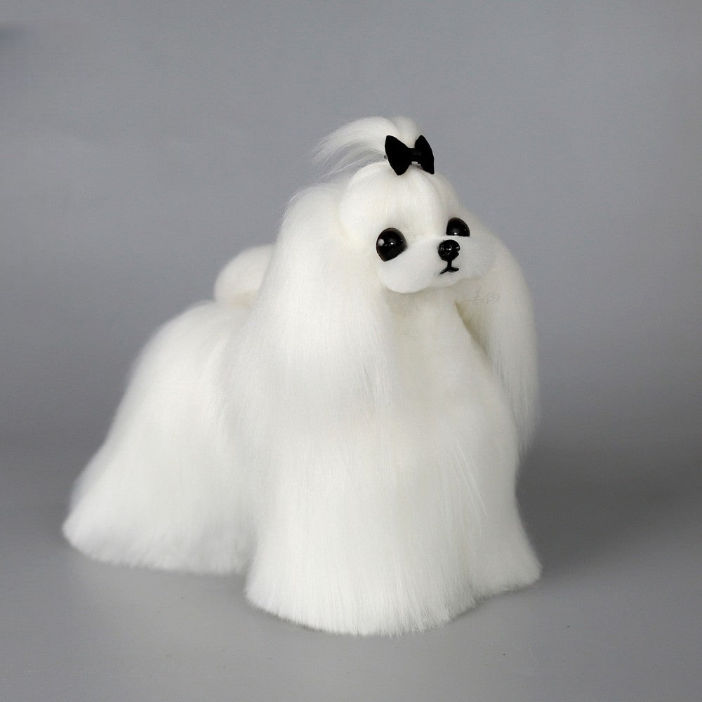 Malteser Ganzkörperfell, Weiß (Maltese full body hair)